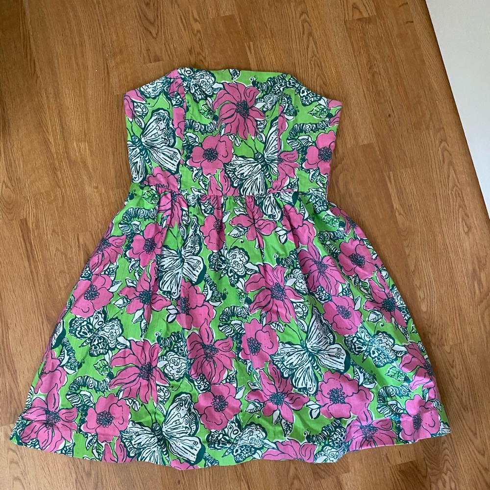 Lily Pulitzer size 8 strapless dress